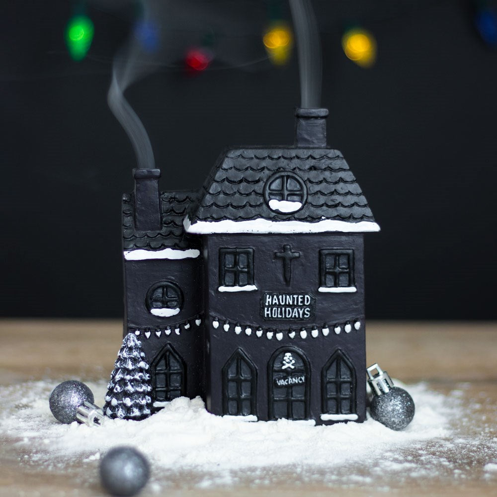 Haunted holidays incense burner